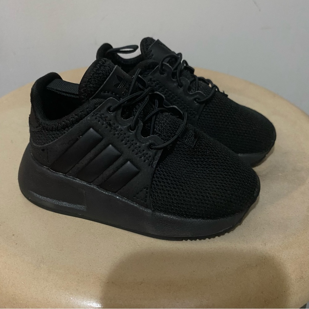 adidas Kids Black Lightweight Mesh Sneakers